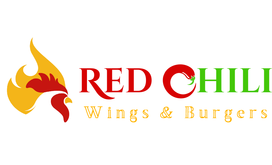 RED CHILI WINGS & BURGERS logo